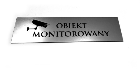 Tabliczka OBIEKT MONITOROWANY