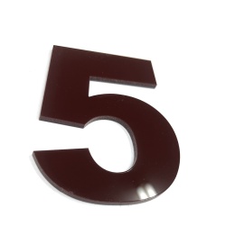 CYFRA 10 CM - BRĄZ WENGE