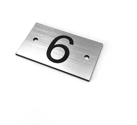 Numerek na drzwi 6 x 3 cm