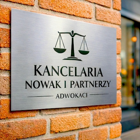 Szyld grawerowany, elegancki na plexi