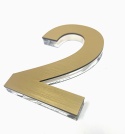 Numerek na drzwi- dowolna cyfra lub litera 3 D - 10 cm!
