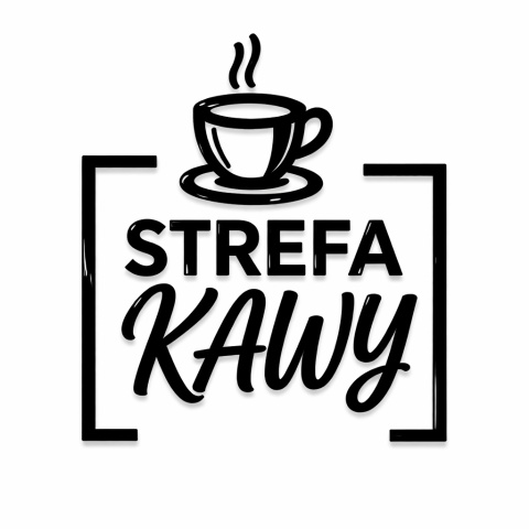 Dekoracyjny napis - Strefa kawy - plexi połysk