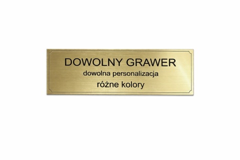 Tabliczka grawerowana - dowolne napisy 15 x 5 cm