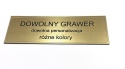 Tabliczka grawerowana - dowolne napisy 15 x 5 cm